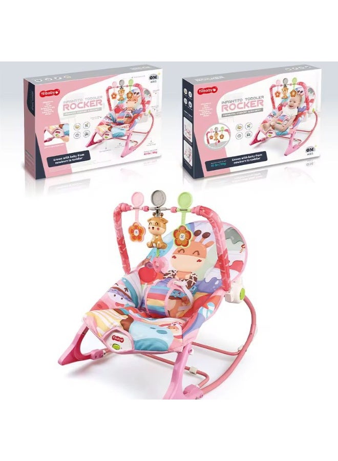 Tiibaby Baby Music Rocking Chair | Infant to Toddler Rocking Chair | with Vibration Vibration Vibration and Soothe Toys for Babies to Toddlers | Suitable from Birth to 18K - Image 5
